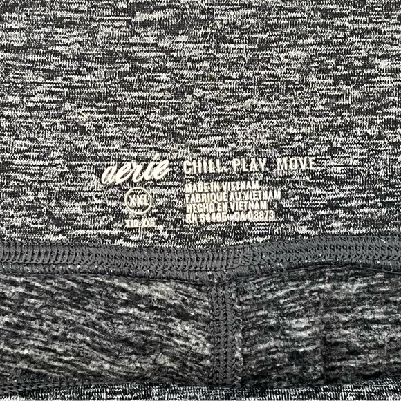 Aerie Womens XXL Activewear Leggings Chill Play Move Heather Gray - Picture 5 of 6